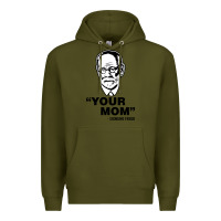 Army Green your mom  Sigmund Freud Premium Hoodie - artisFamous
