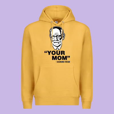 Your Mom  Sigmund Freud Premium Hoodie Designed By Artisfamous
