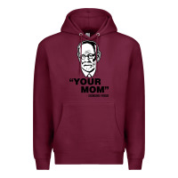 Burgundy your mom  Sigmund Freud Premium Hoodie - artisFamous