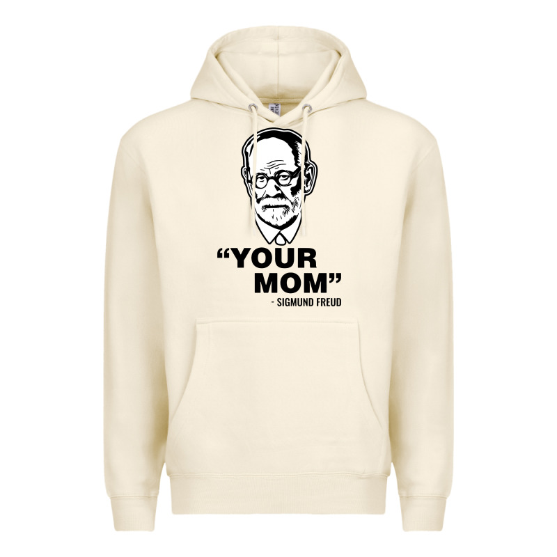 Your Mom  Sigmund Freud Premium Hoodie by artisFamous | Teevron