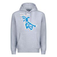 Heather Grey kokopeli funny Premium Hoodie - artisFamous