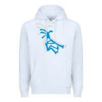 White kokopeli funny Premium Hoodie - artisFamous