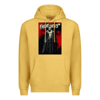 Antique Gold friday the 13th jason drip Premium Hoodie - artisFamous