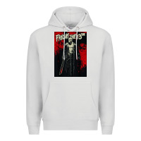 Dove Grey friday the 13th jason drip Premium Hoodie - artisFamous