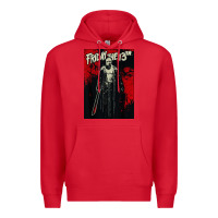 Red friday the 13th jason drip Premium Hoodie - artisFamous