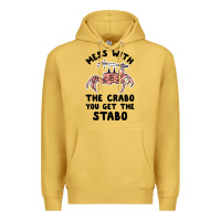 Antique Gold mess with the crabo you get the stabo Premium Hoodie - artisFamous