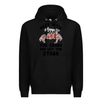 Black mess with the crabo you get the stabo Premium Hoodie - artisFamous