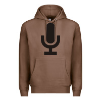Chestnut microphone funny music Premium Hoodie - artisFamous