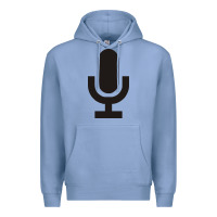 Colony Blue microphone funny music Premium Hoodie - artisFamous