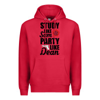 Cardinal study like sam party like dean Premium Hoodie - artisFamous