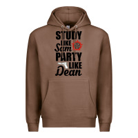 Chestnut study like sam party like dean Premium Hoodie - artisFamous