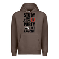 Coffee study like sam party like dean Premium Hoodie - artisFamous