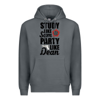Rock study like sam party like dean Premium Hoodie - artisFamous
