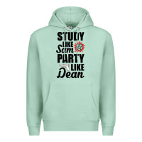 Seafoam study like sam party like dean Premium Hoodie - artisFamous