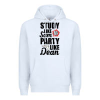 White study like sam party like dean Premium Hoodie - artisFamous