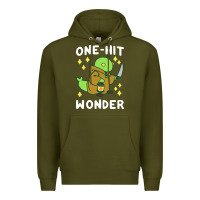 Army Green one hit wonder   tonberry Premium Hoodie - artisFamous
