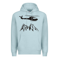 Blue Mist mountain rescue helicopter funny Premium Hoodie - artisFamous