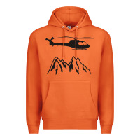 Carrot mountain rescue helicopter funny Premium Hoodie - artisFamous