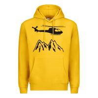 Lemon mountain rescue helicopter funny Premium Hoodie - artisFamous