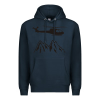 Navy mountain rescue helicopter funny Premium Hoodie - artisFamous