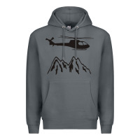 Rock mountain rescue helicopter funny Premium Hoodie - artisFamous