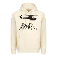 Sandshell mountain rescue helicopter funny Premium Hoodie - artisFamous