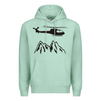 Seafoam mountain rescue helicopter funny Premium Hoodie - artisFamous