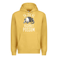 Antique Gold tactical assault possum Premium Hoodie - artisFamous