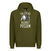 Army Green tactical assault possum Premium Hoodie - artisFamous