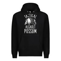 Black tactical assault possum Premium Hoodie - artisFamous