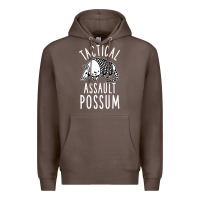 Coffee tactical assault possum Premium Hoodie - artisFamous