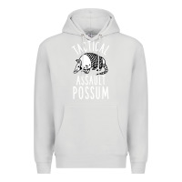 Dove Grey tactical assault possum Premium Hoodie - artisFamous