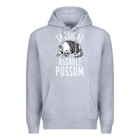 Heather Grey tactical assault possum Premium Hoodie - artisFamous