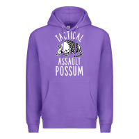 Purple tactical assault possum Premium Hoodie - artisFamous