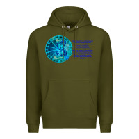 Army Green Aquarius Sign Zodiac Astrology Horoscope T-shirt Premium Hoodie - artisFamous