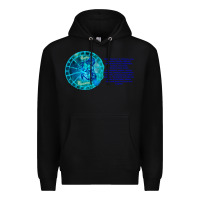 Black Aquarius Sign Zodiac Astrology Horoscope T-shirt Premium Hoodie - artisFamous