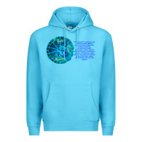 Ocean Blue Aquarius Sign Zodiac Astrology Horoscope T-shirt Premium Hoodie - artisFamous