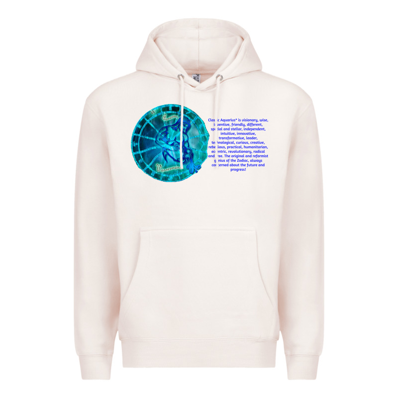 Aquarius Sign Zodiac Astrology Horoscope T-shirt Premium Hoodie by artisFamous | Teevron