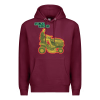 Burgundy Sturgill Simpson Tractor Premium Hoodie - artisFamous