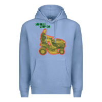 Colony Blue Sturgill Simpson Tractor Premium Hoodie - artisFamous