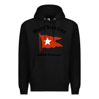 Black white star line (1) Premium Hoodie - artisFamous