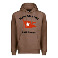 Chestnut white star line (1) Premium Hoodie - artisFamous