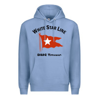 Colony Blue white star line (1) Premium Hoodie - artisFamous