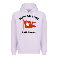 Lilac white star line (1) Premium Hoodie - artisFamous