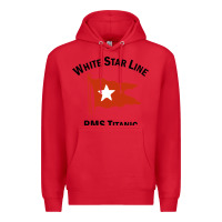 Red white star line (1) Premium Hoodie - artisFamous