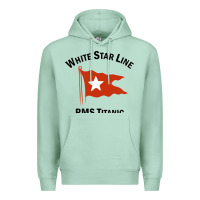 Seafoam white star line (1) Premium Hoodie - artisFamous