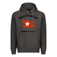 Smoke white star line (1) Premium Hoodie - artisFamous