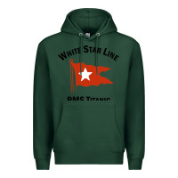 Sports Green white star line (1) Premium Hoodie - artisFamous