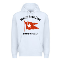 White white star line (1) Premium Hoodie - artisFamous