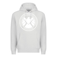 Dove Grey agents of shield Premium Hoodie - artisFamous
